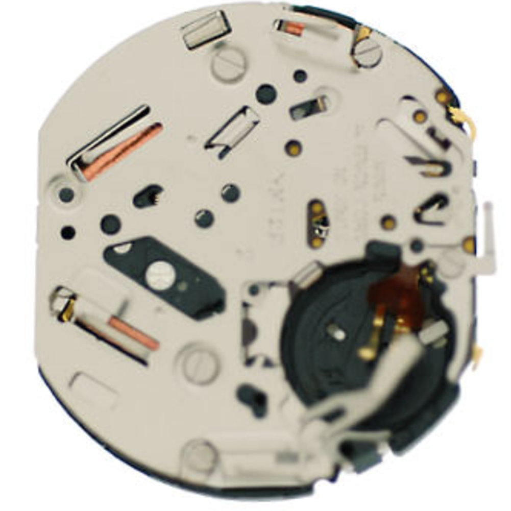 Hattori Epson TMI YM12A quartz watch movement, Japan-made precision mechanism for accurate timekeeping.