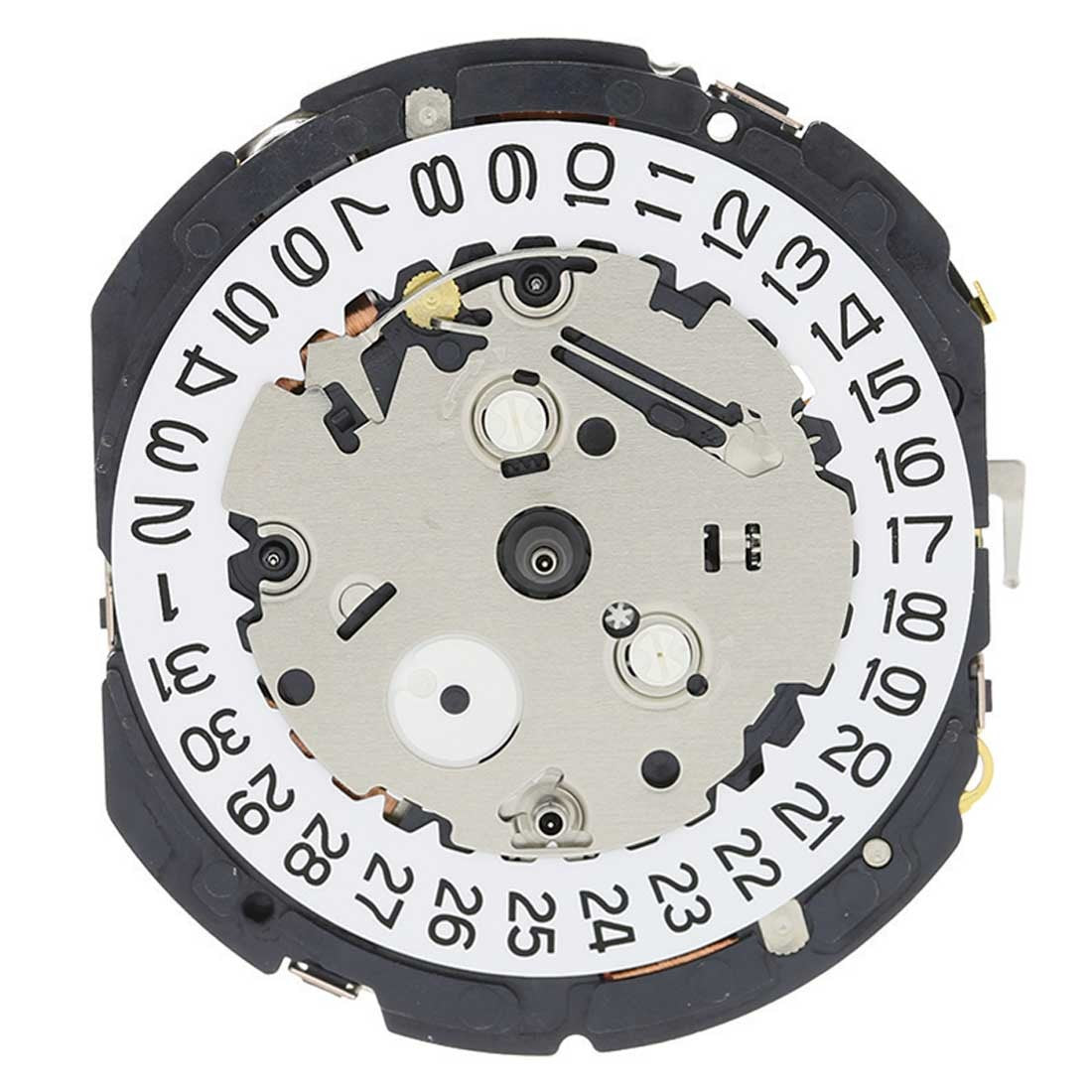 Hattori Epson TMI YM62A quartz watch movement, Japan-made for precise timekeeping in accessories