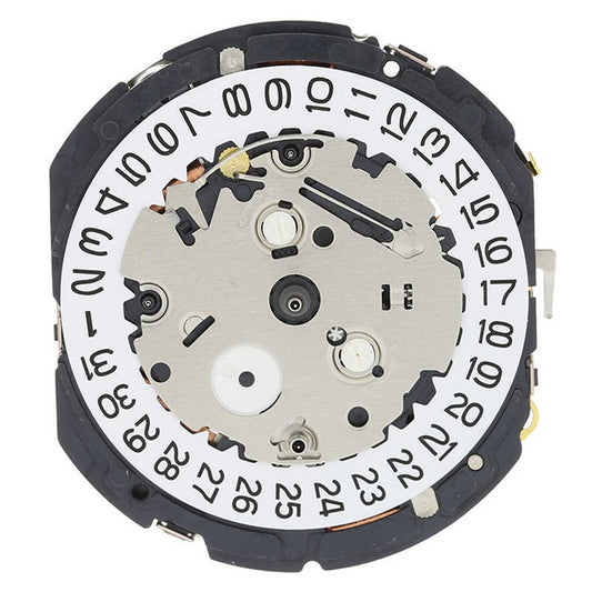 Hattori Epson TMI YM62A quartz watch movement, Japan-made for precise timekeeping in accessories