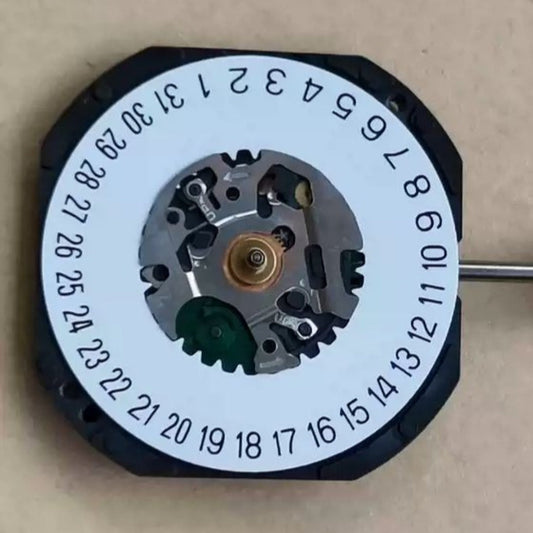 Seiko 7N39C quartz movement watch repair part, authentic Japan-made mechanism for precise timekeeping.