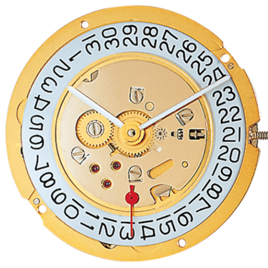 Ronda 1009 quartz watch movement mechanism for precise timekeeping in watch accessories.