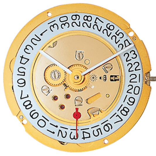 Ronda 1009 quartz watch movement mechanism for precise timekeeping in watch accessories.