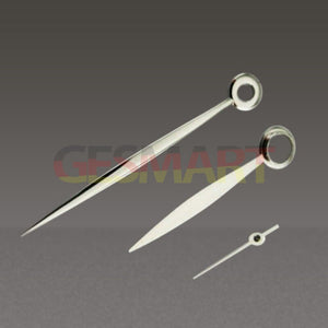 Brand New Silver Long Watch Hands for ST3600/ST3620 Movement - 17mm Size