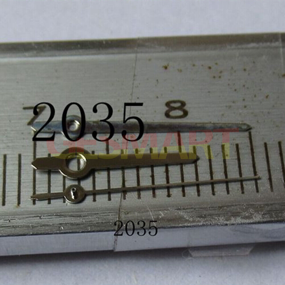 Silver polished arrow-shaped watch hand compatible with Miyota 2035 2115 2105 2305 2315 movements.