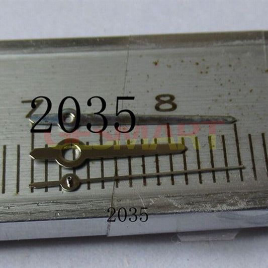 Silver polished arrow-shaped watch hand compatible with Miyota 2035 2115 2105 2305 2315 movements.