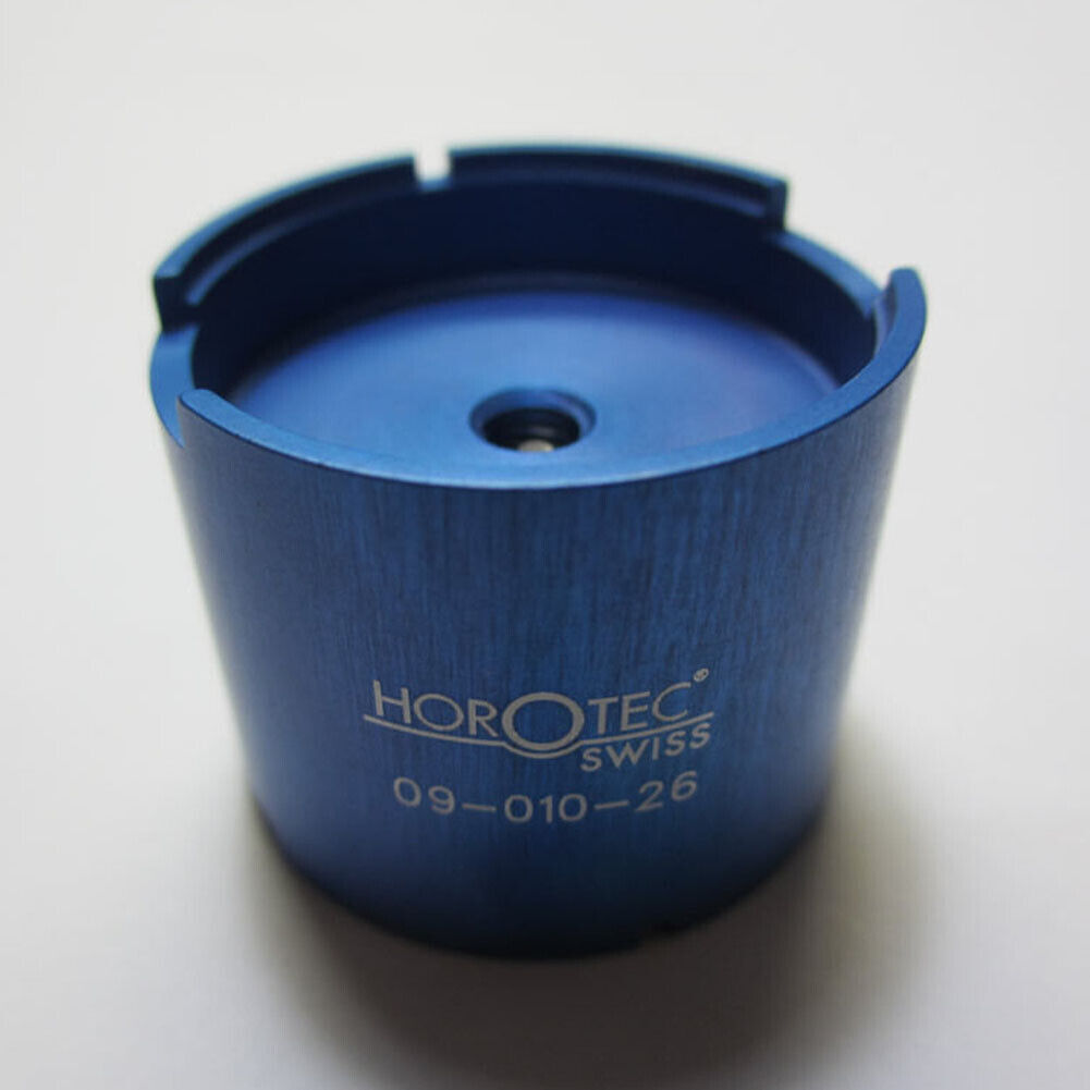Horotec MSA09.010-26 1570 movement holder securely grips watch parts for precise repairs.