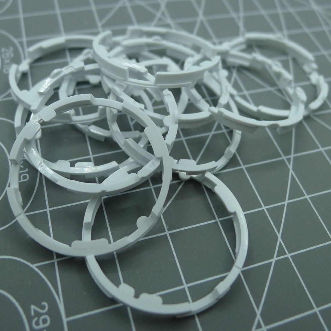 1. Plastic watch case cushion ring for Miyota 8200 series movement, durable and lightweight.  