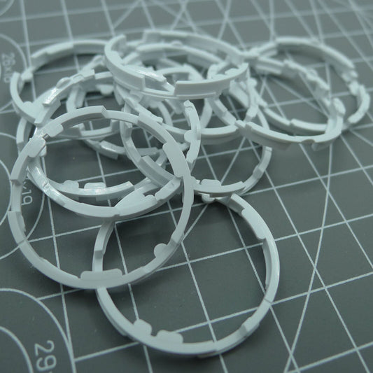1. Plastic watch case cushion ring for Miyota 8200 series movement, durable and lightweight.  