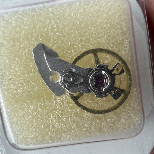 Swiss Made ETA2671 balance wheel with splint for precise watch movement repair.