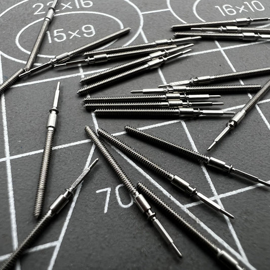 1. Precision ETA 2824 watch winding stem for reliable timepiece movement repair.  
