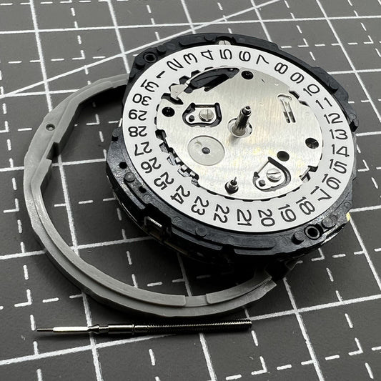 Hattori Epson YM9G quartz watch movement mechanism for precise timekeeping in watch repairs