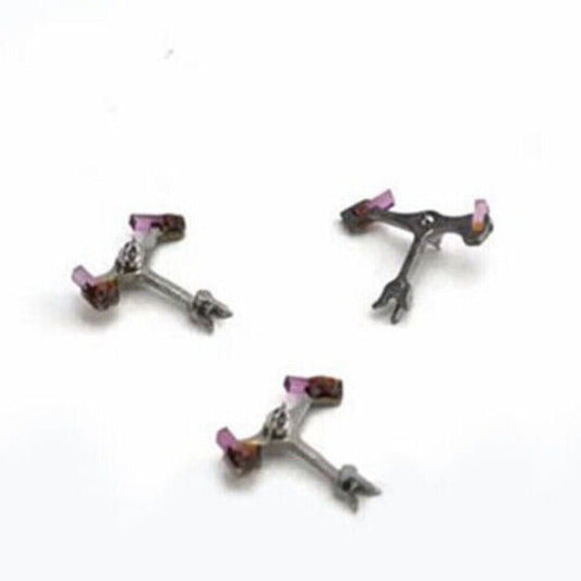 Set of 3 Pallet Forks for Shanghai 7120 Movement watches, precise generic replacement parts