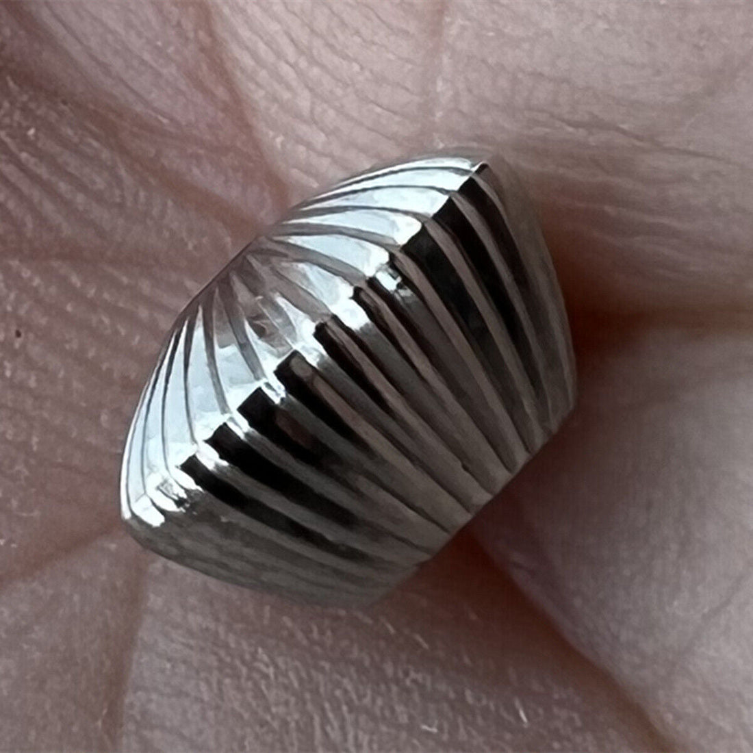 316L Stainless steel watch crown for Seagull ST3600, ST3621, ETA6497, ETA6498 movements