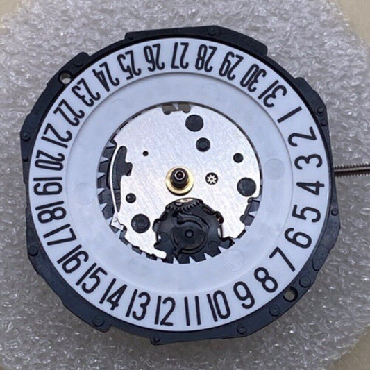 Epson PC32A quartz watch movement with single calendar date at 6, Japan made precision part.