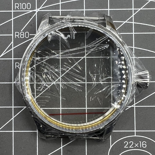 44mm stainless steel watch case for ETA 6497 or Seagull ST3600 ST3621 6498 models, durable accessory.