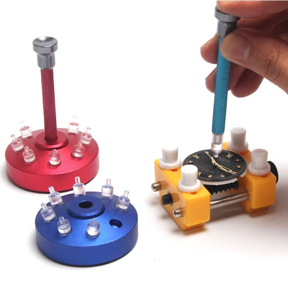 Aluminum alloy watch hands press tool for precise fixing by hand, ideal for watch repair and assembly.