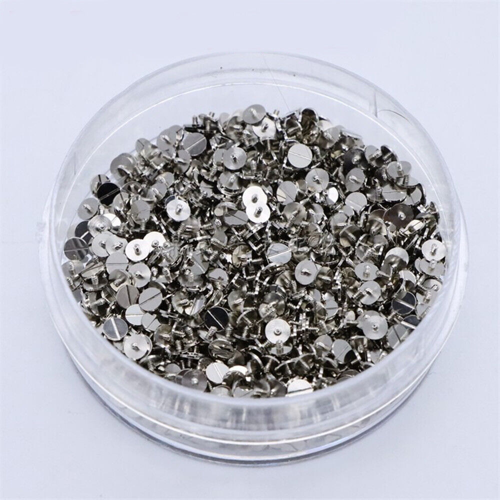 1. Ten ratchet wheel screws for 7120 China-made watch movement, compatible with various repairs.  