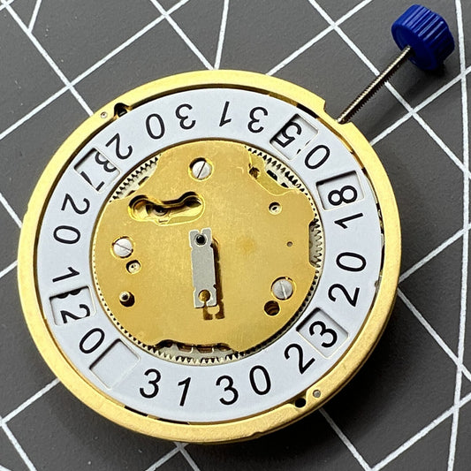 Swiss Made Ronda 5020B quartz watch movement for precise and durable timekeeping in accessories.