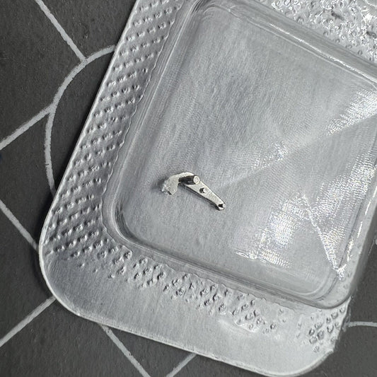 Precision setting lever for ETA2892A2 Omega 2500 L888.2A watch movement, ideal for repairs.
