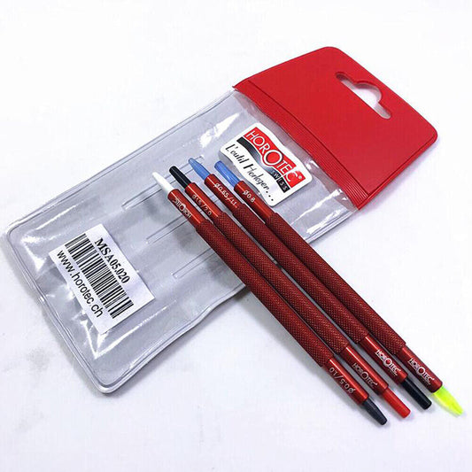 Horotec MSA05.020 set of 4 precision hand setting tools for watchmakers, ideal for delicate watch repair tasks.