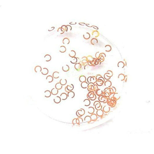 Set of 10 golden Week brand wheel jumper C-clips for 8200 watch movement, secure snap ring latch parts.