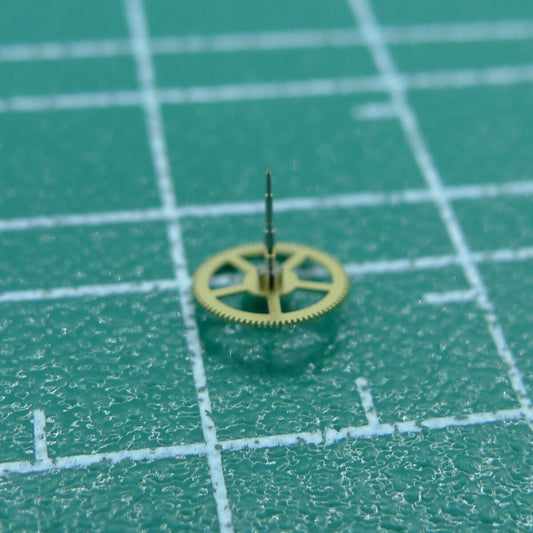 Golden 4.5H second wheel for Miyota 82S5 82S7 movement, precision watch accessory.