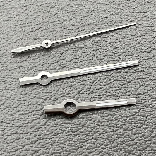 Set of silver hollow watch hands for ETA2836, 2824, 2892A2 movements by Dayjust