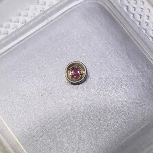 Main wheel bridge shock absorber with gemstone triangle design for ETA 2824 2836 movements.
