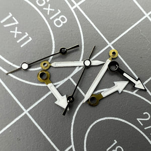 Black Set of Watch Hands for Miyota 2035 Movement: Precision and Elegance Combined