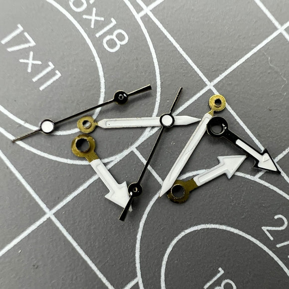 Black Set of Watch Hands for Miyota 2035 Movement: Precision and Elegance Combined