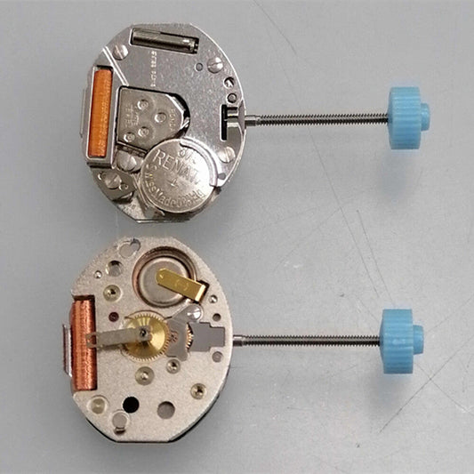 Ronda 753 quartz watch movement with high canon pinion, Swiss parts for precise timekeeping.
