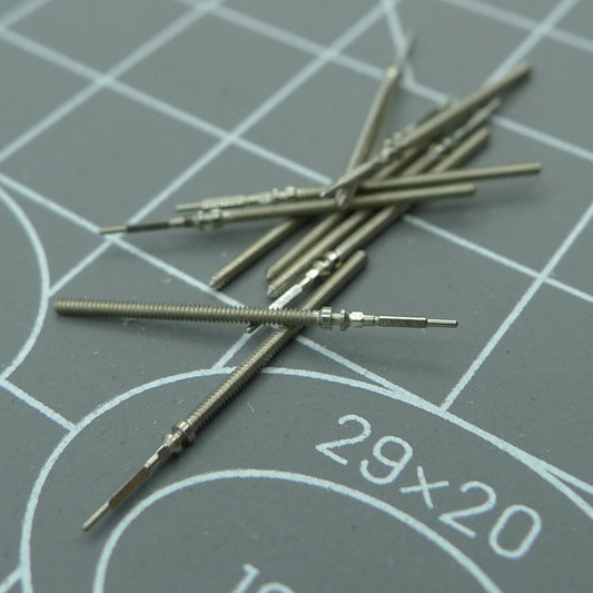 Generic watch winding stem compatible with NH05 NH06 movement for precise time-setting.