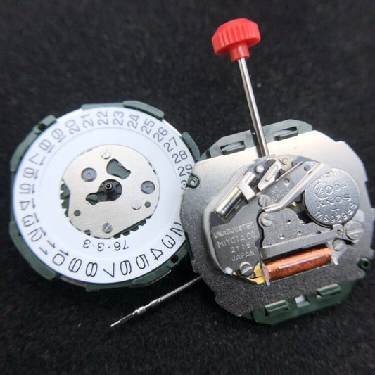 Miyota 2115 Japan Quartz Movement watch accessory, date display at 3 o?clock, precise timekeeping.