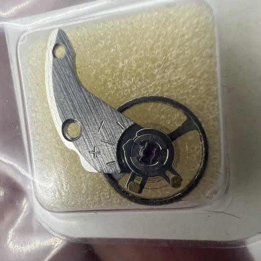 Complete Japan-made balance wheel with splint for Miyota NH35 NH36 watch movement, precision parts by Miyota.