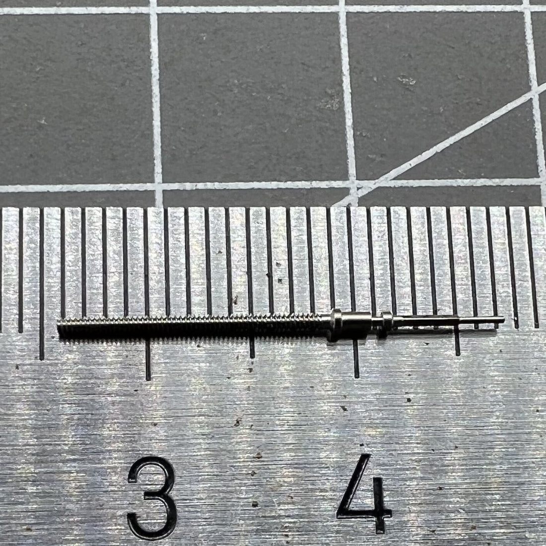 Watch winding stem for AP 3120 movement, precision replacement part for AP brand watches.