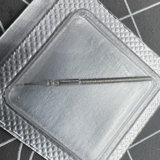 Set of 2 replacement watch winding stems compatible with Soprod A10 model for precise repairs.