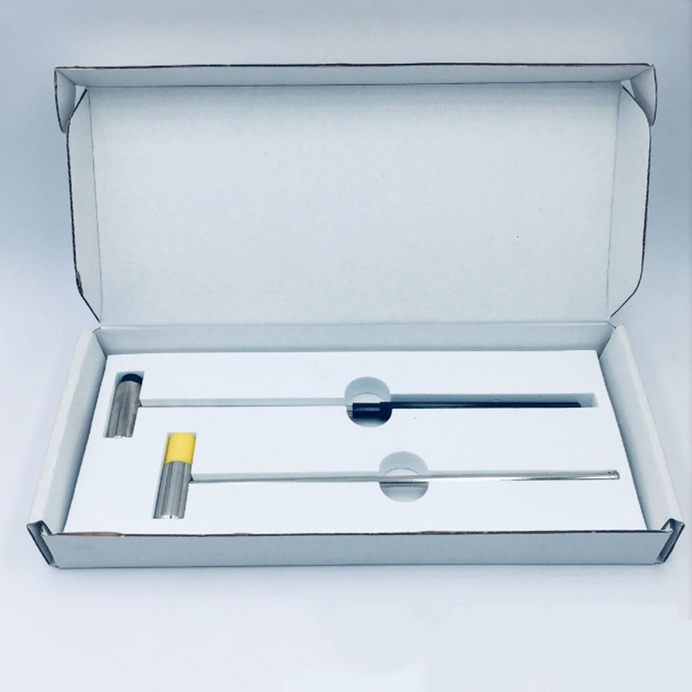 Multifunction steel hammer tool with 2 heads for precise watch band link removal and repair.