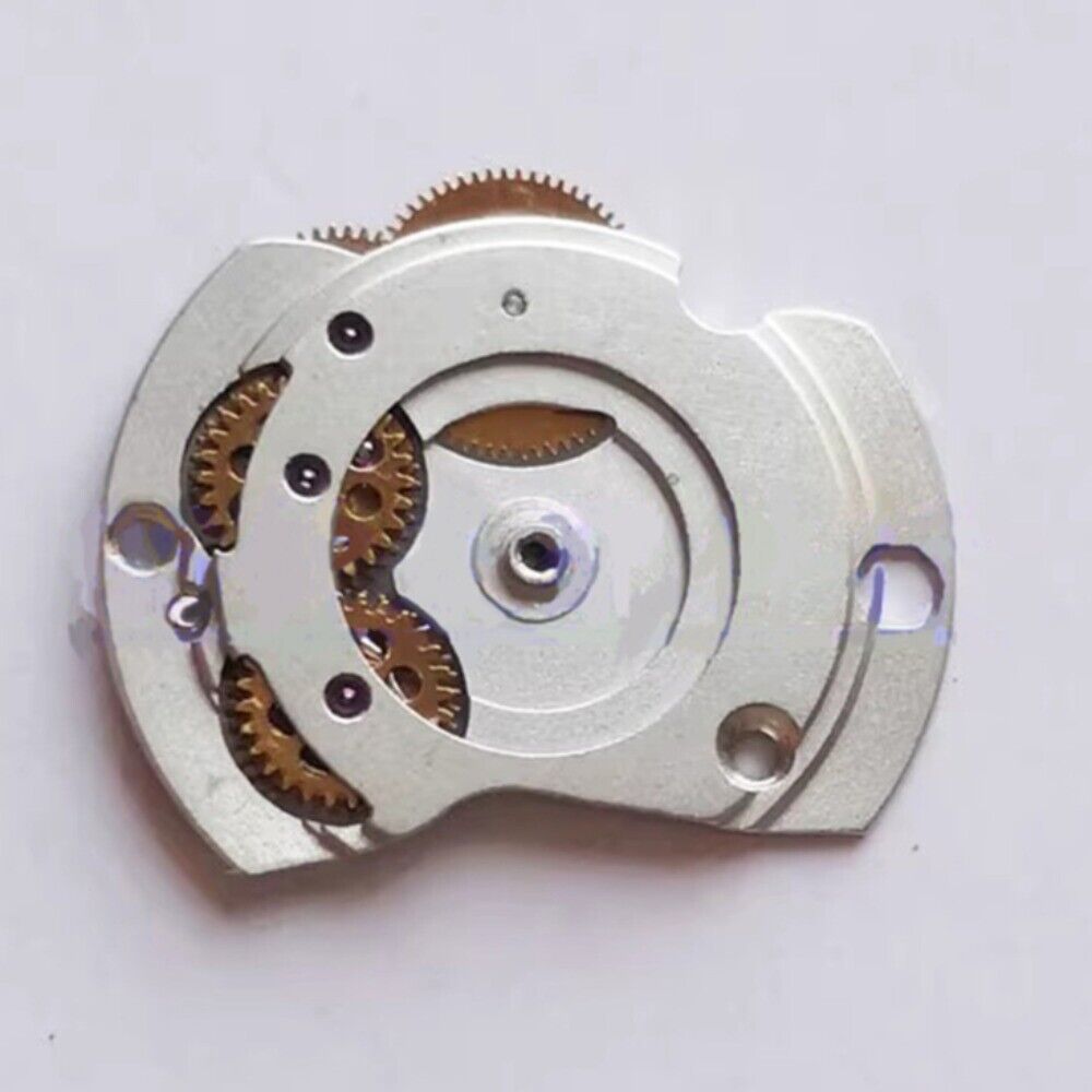 Silver automatic watch wheel set for ETA2824 2834 2836 movement, precision generic replacement.