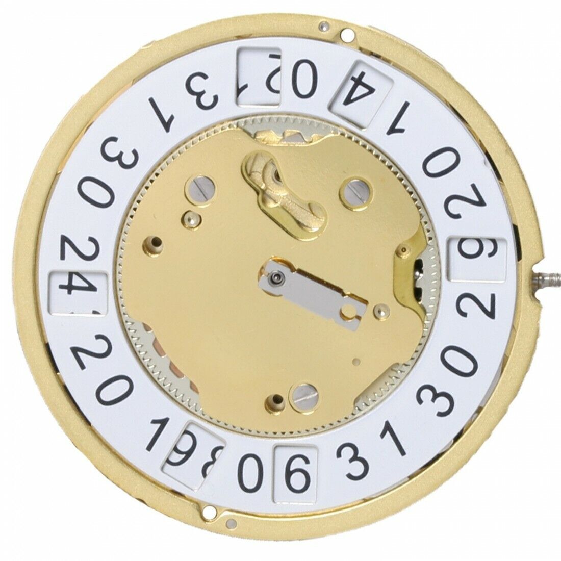 Ronda 4003B Quartz watch movement with date display at 6 o?clock, precision timekeeping accessory.