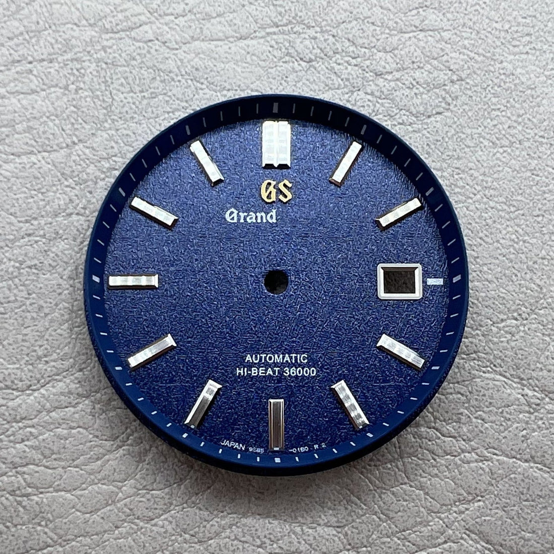 Blue Datejust watch dial 33mm, no lume, fits NH35 NH36 movement, perfect for watch accessories.