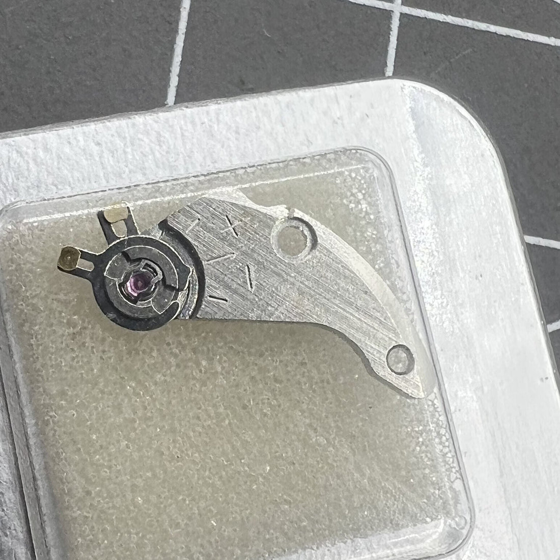 Balance wheel splint set for NH35 NH36 movement, precision fit by brand 8667, watch repair accessory.