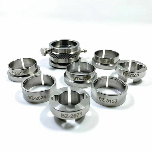 Set of 7 standard watch movement holders, compatible with 2671, 7750, 3100, and more models