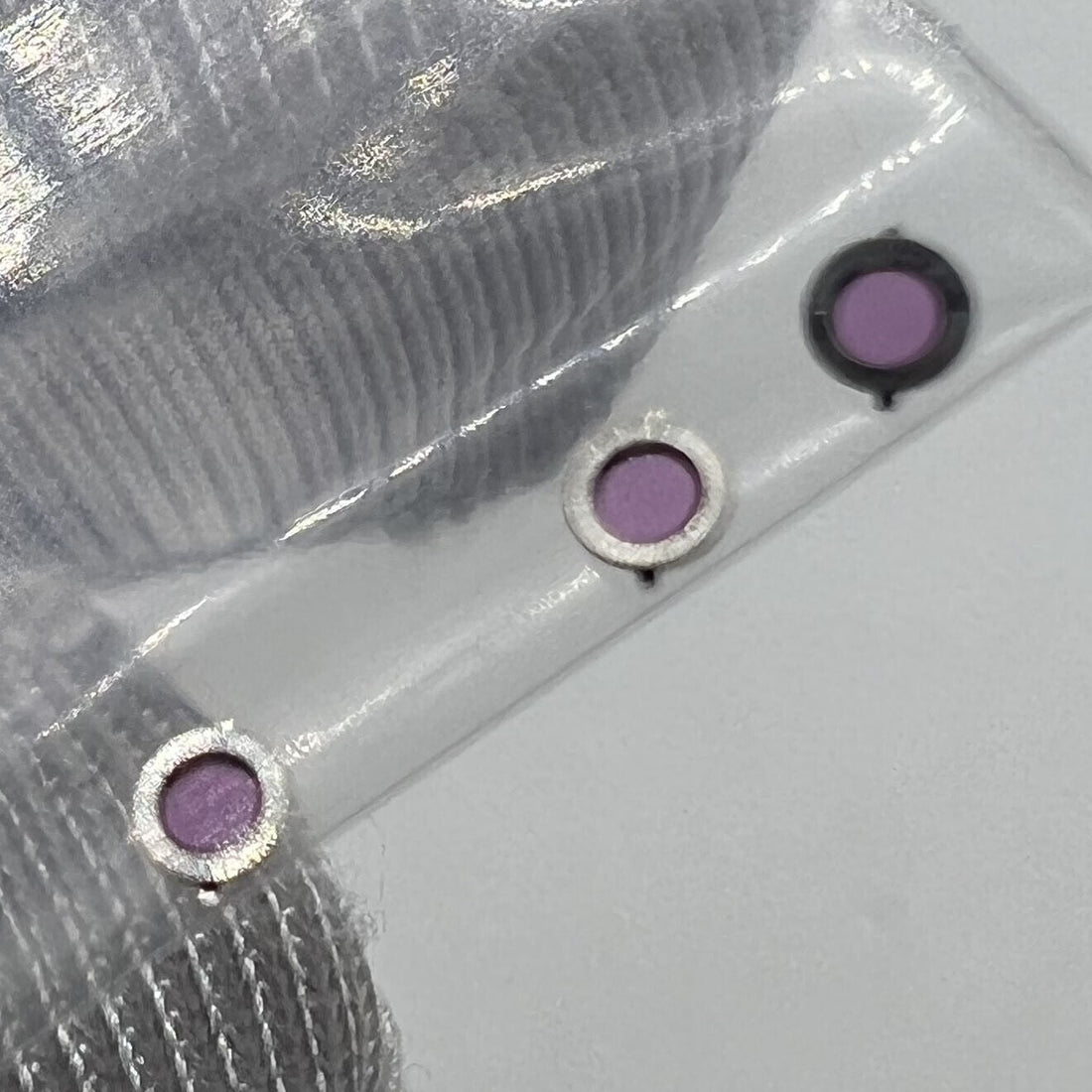 Main Wheel Bridge Shock Absorber with Gemstone for Miyota 8200 Movement by Japan Made, precision watch part.