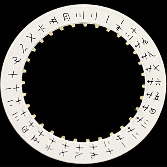 White Background Numerical Date Disk Wheel for ETA2824 Datejust