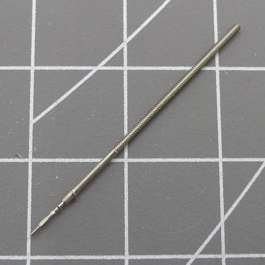 Replacement winding stem for Epson VR33, VR32, VR34, VR3G quartz watch movements.