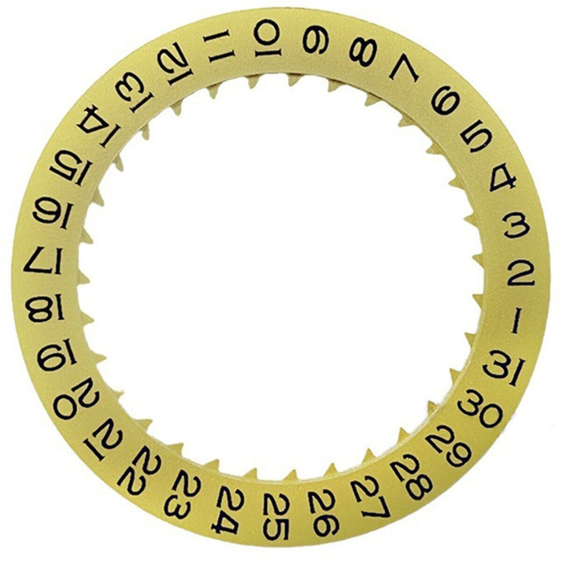 Golden special font date disk wheel with Miyota 8215 movement for watch accessories