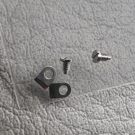 Silver casing clamps and screws set x4 for Seagull ST3600 ETA6497 watch movement accessories