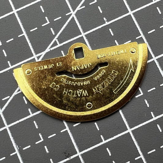 Rotor oscillating weight spare part for Miyota 8200 movement, precision watch accessory.
