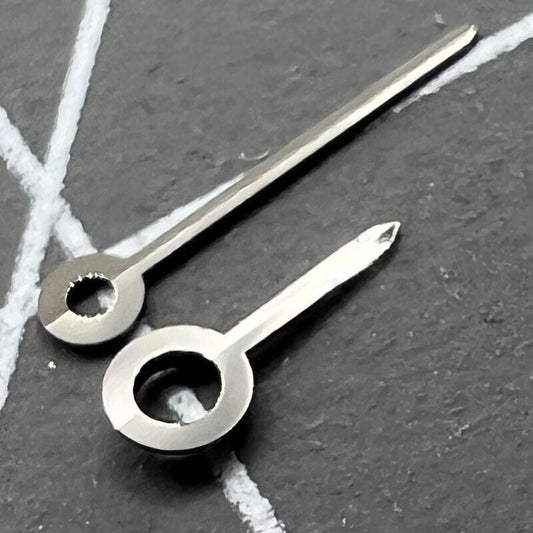Black 2 hands for Ronda 751 quartz watch movement, sleek design for precise timekeeping.
