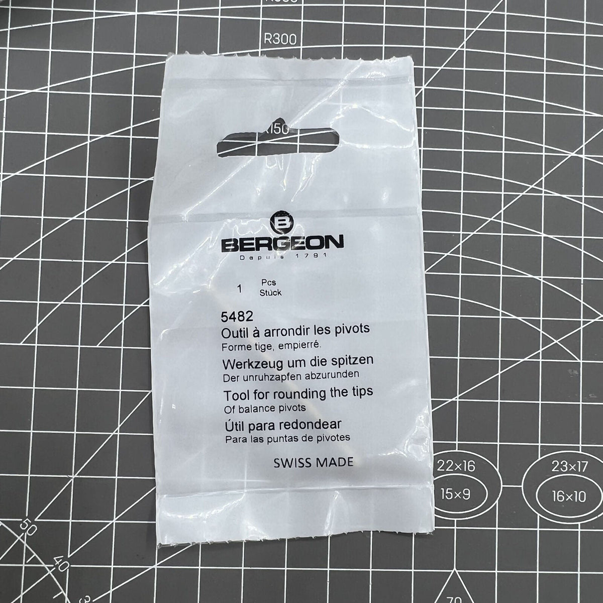 Swiss Made Bergeon 5482 Pivot Tool For Rounding Watch Balance Tips – GE ...